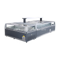 commercial open top Glass display chiller island freezer